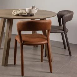 Outlet WOOOD Noble Eetkamerstoel Cognac