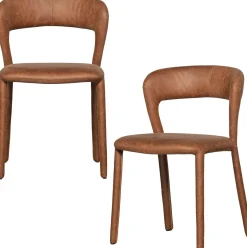 Outlet WOOOD Noble Eetkamerstoel Cognac