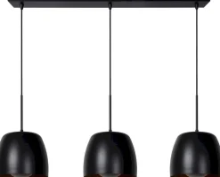 Best Lucide Nolan Zwart Hanglamp Zwart, Goud