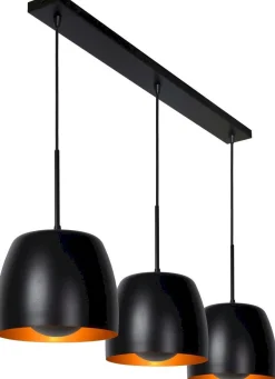 Best Lucide Nolan Zwart Hanglamp Zwart, Goud