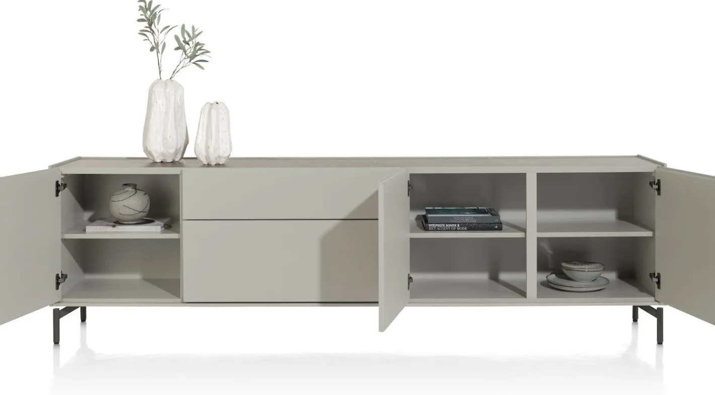Sale XOOON Noon Dressoir Light Grey, Grafiet