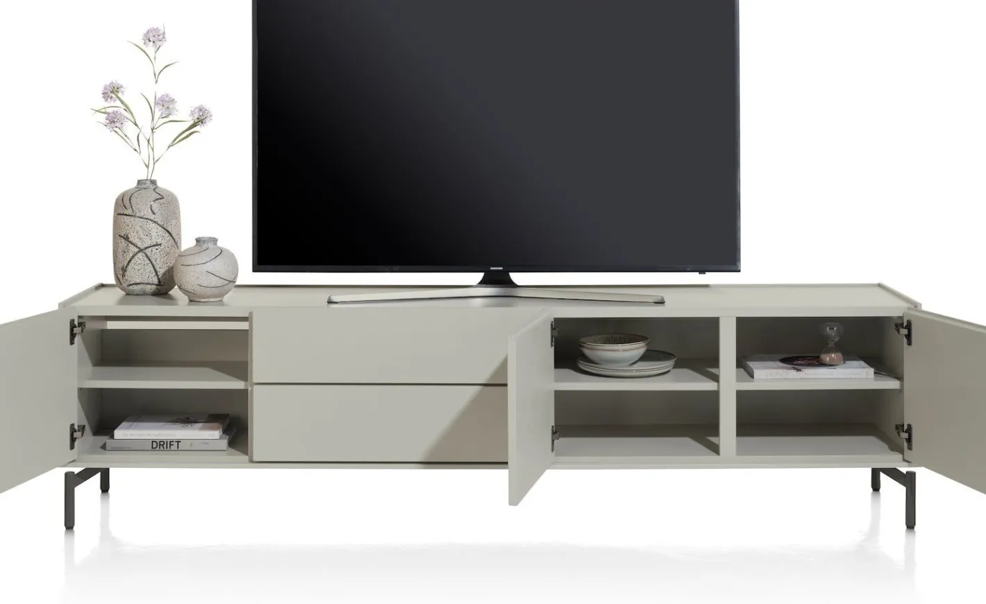 Best XOOON Noon Lowboard Silk Grey, Grafiet