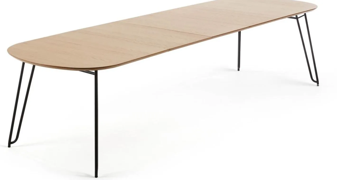 Best Kave Home Novaks Uitschuifbare Eettafel Bruin