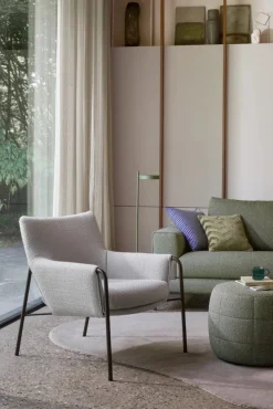 Outlet Design on Stock Nuria Fauteuil Blauw
