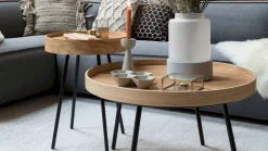 New Zuiver Oak Tray Bijzettafel
