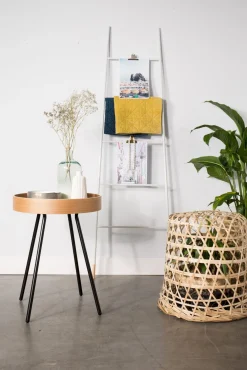 New Zuiver Oak Tray Bijzettafel