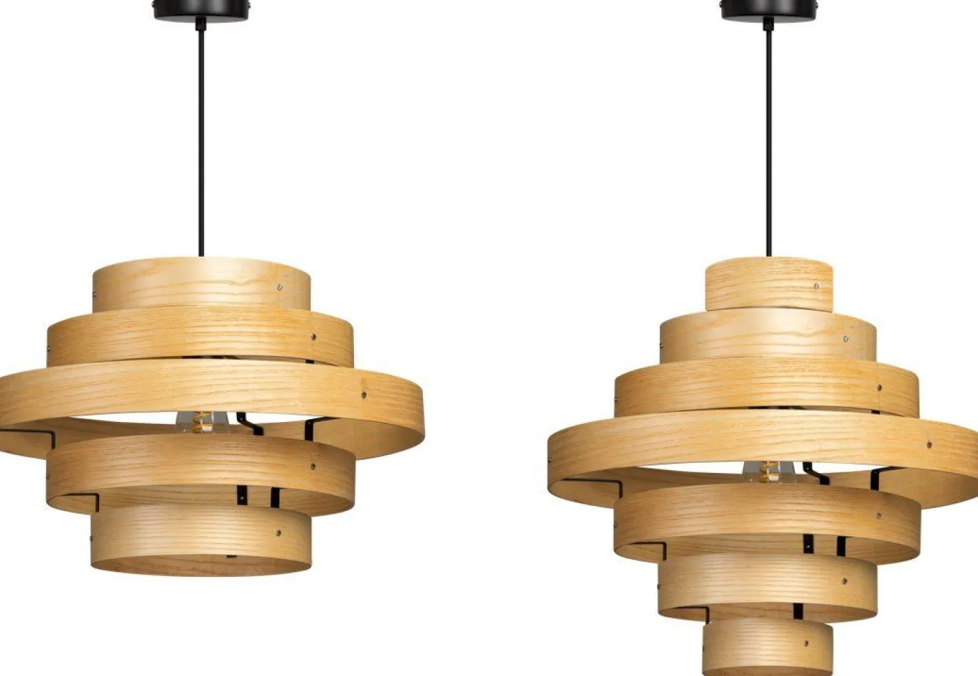 Best Eijerkamp Collectie Oaknut Hanglamp Bruin