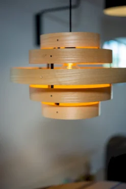 Best Eijerkamp Collectie Oaknut Hanglamp Bruin