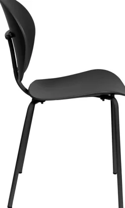 Best Zuiver Ocean (set van 2) Eetkamerstoel Pirate Black