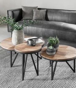 DTP Home Odeon Rond Salontafel Bruin