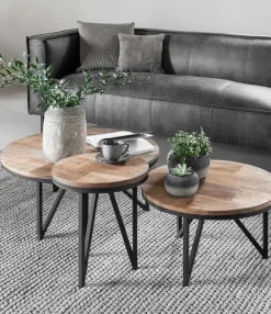DTP Home Odeon Rond Salontafel Bruin