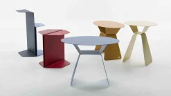 Hot Bert Plantagie Olly Rond Bijzettafel Orange, Brown