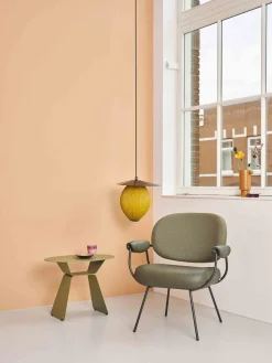 Hot Bert Plantagie Olly Rond Bijzettafel Orange, Brown