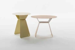 Hot Bert Plantagie Olly Rond Bijzettafel Orange, Brown