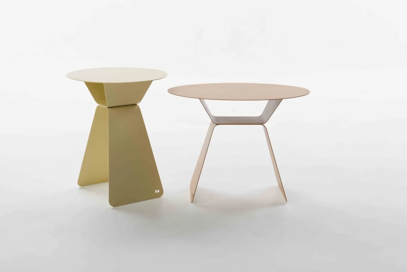 Hot Bert Plantagie Olly Rond Bijzettafel Orange, Brown