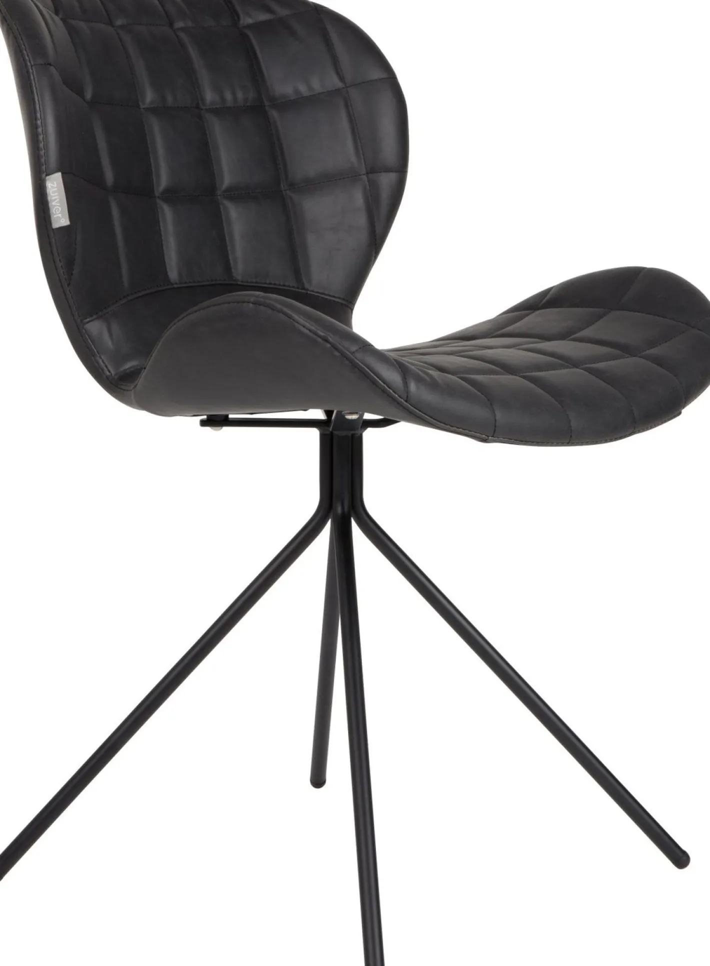 Zuiver OMG LL (set van 2) Eetkamerstoel Black