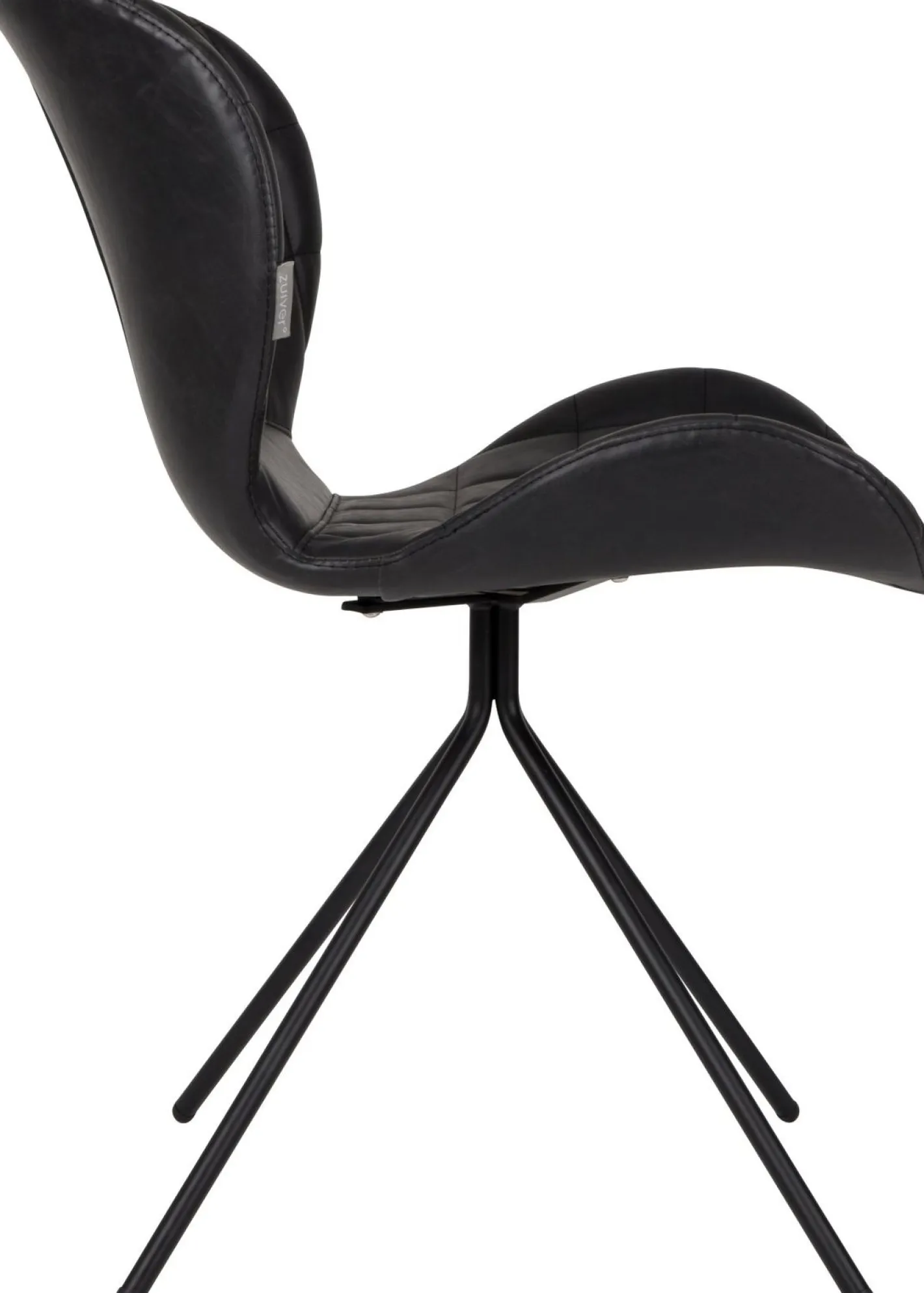 Zuiver OMG LL (set van 2) Eetkamerstoel Black