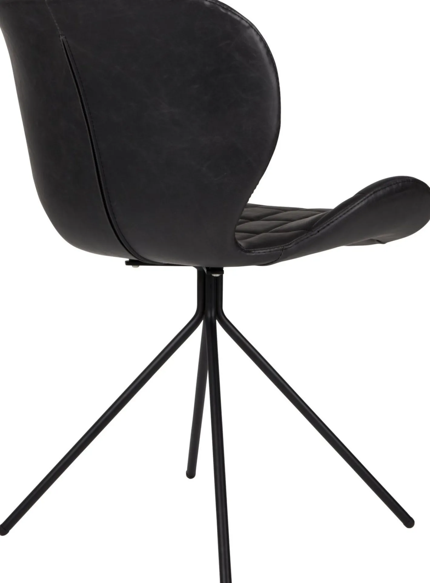 Zuiver OMG LL (set van 2) Eetkamerstoel Black