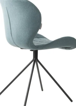 Discount Zuiver OMG (set van 2) Eetkamerstoel Blue