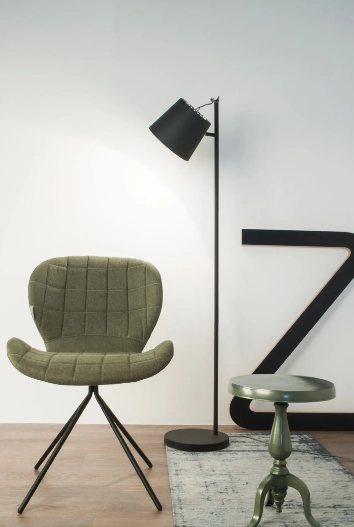 Zuiver OMG (set van 2) Eetkamerstoel Green