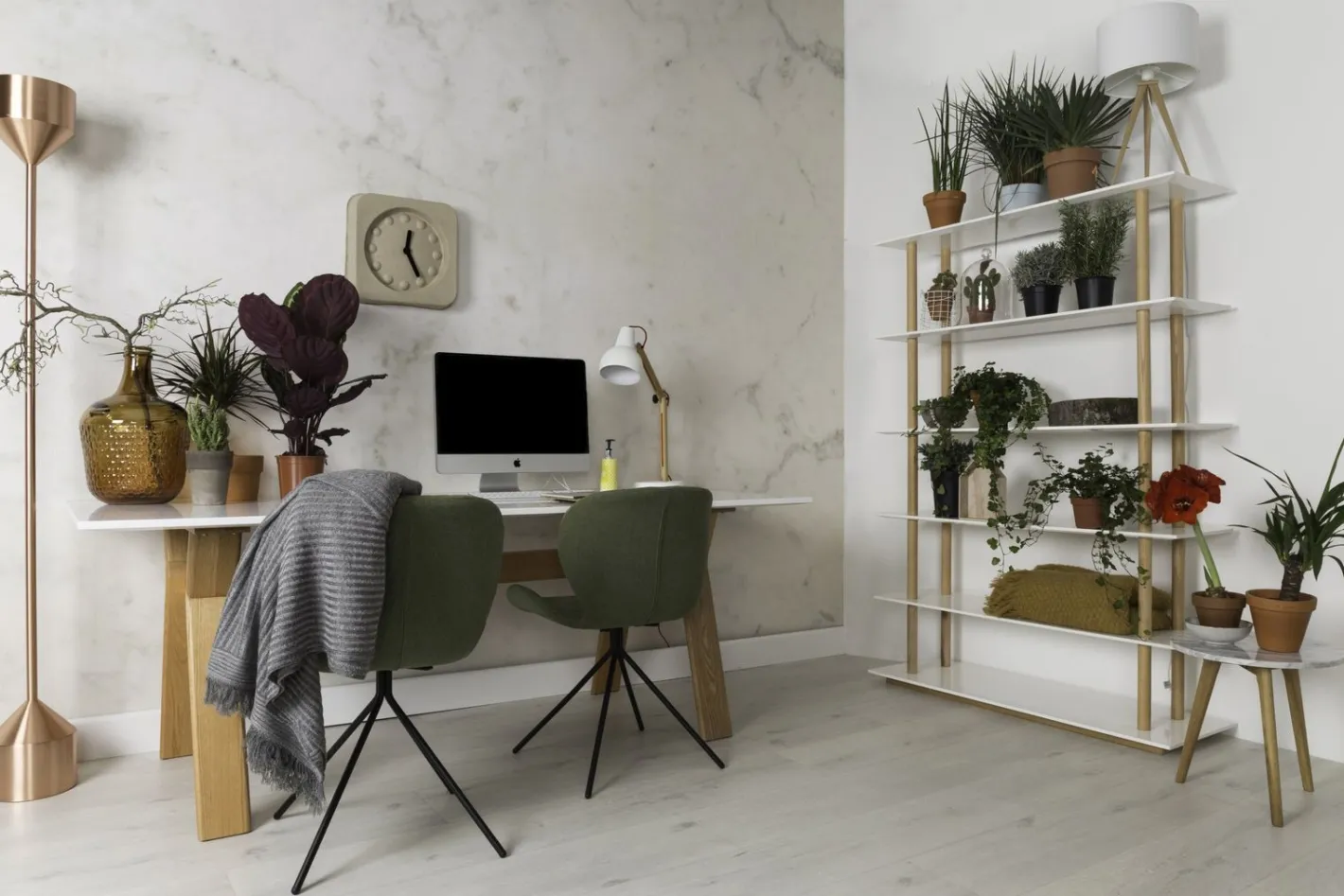 Zuiver OMG (set van 2) Eetkamerstoel Green