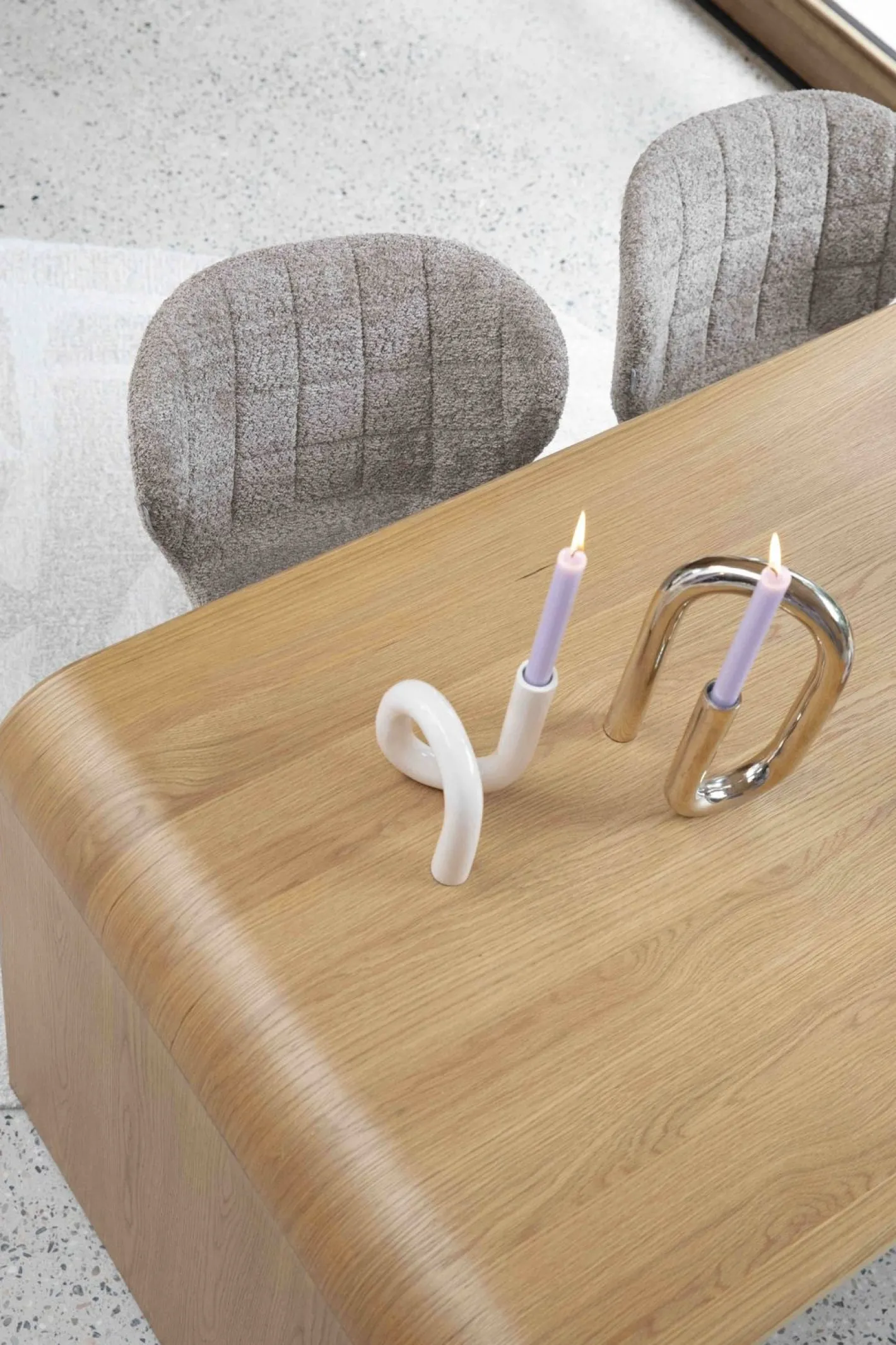 Zuiver OMG soft Soft (set van 2) Eetkamerstoel Beige