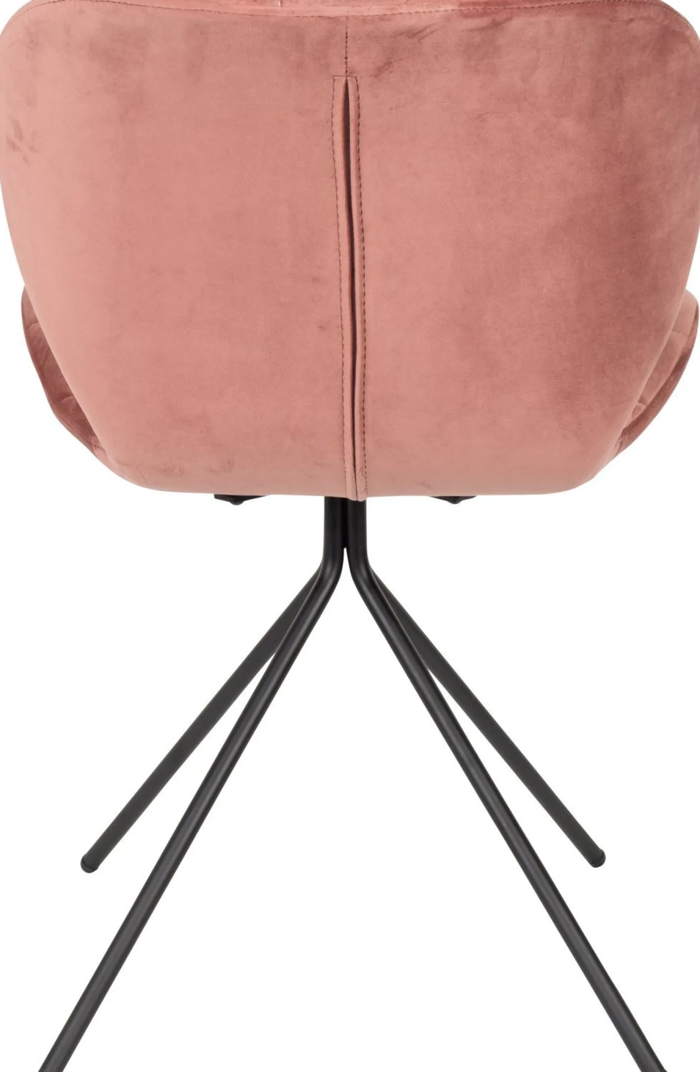 Online Zuiver OMG velvet (set van 2) Eetkamerstoel Old Pink