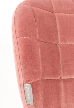 Online Zuiver OMG velvet (set van 2) Eetkamerstoel Old Pink