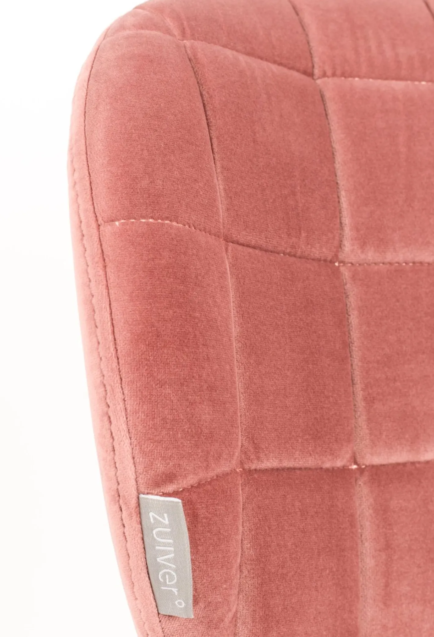 Online Zuiver OMG velvet (set van 2) Eetkamerstoel Old Pink