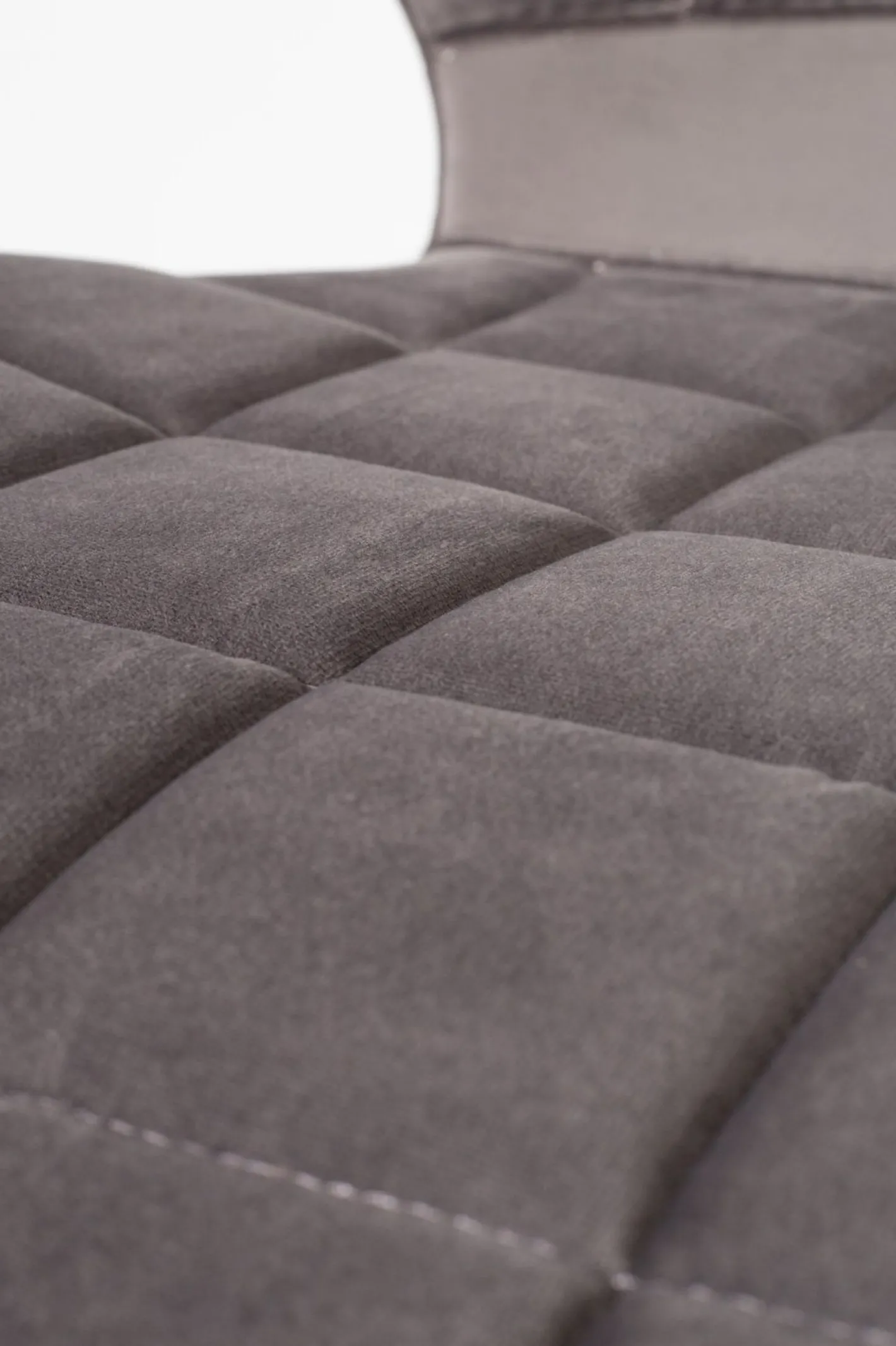 Online Zuiver OMG velvet (set van 2) Eetkamerstoel Grey