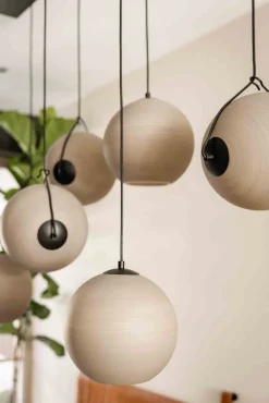 Outlet Eijerkamp Collectie Orb Saturn Hanglamp Zwart, Taupe