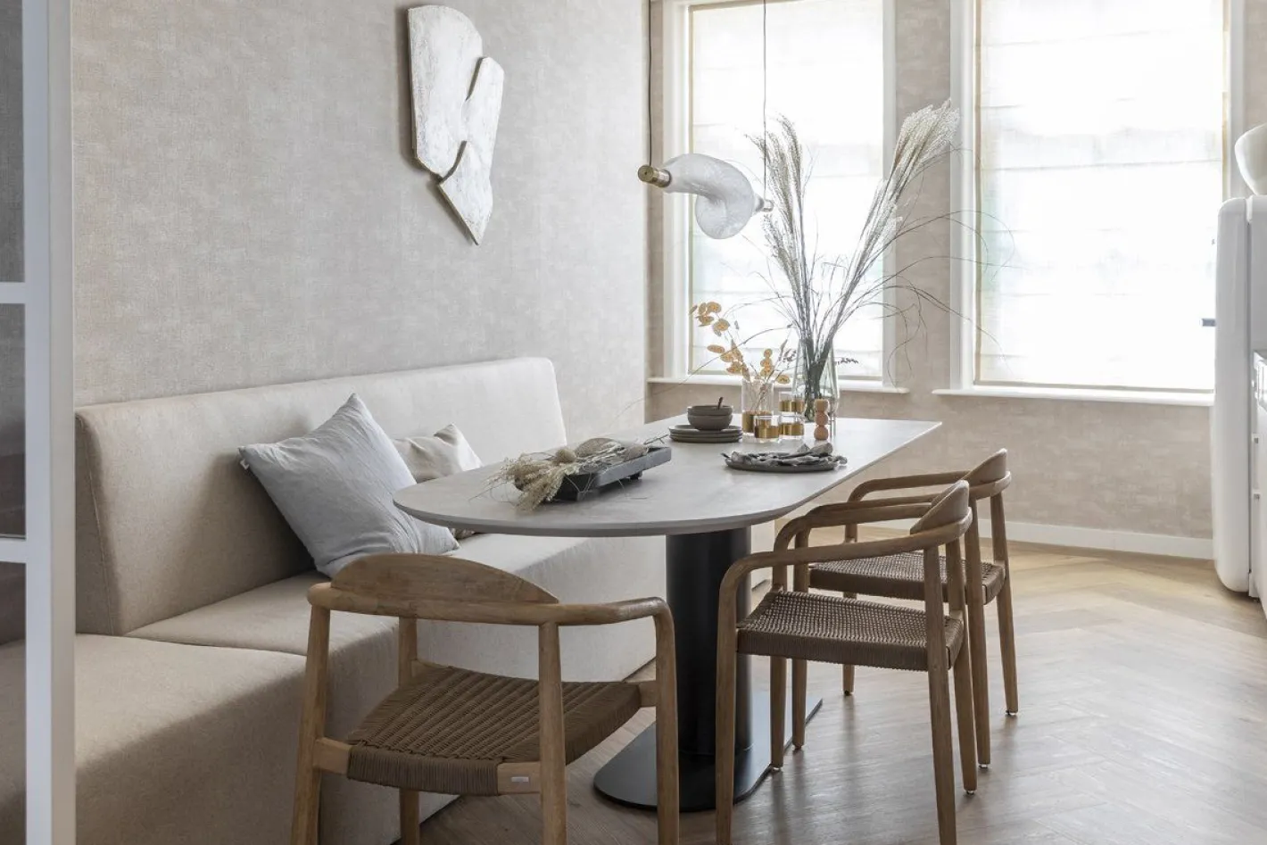 Discount Metaform Orfis Eettafel Bruin
