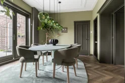 Discount Metaform Orfis Eettafel Bruin
