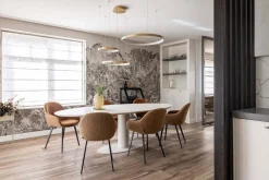 Discount Metaform Orfis Eettafel Bruin