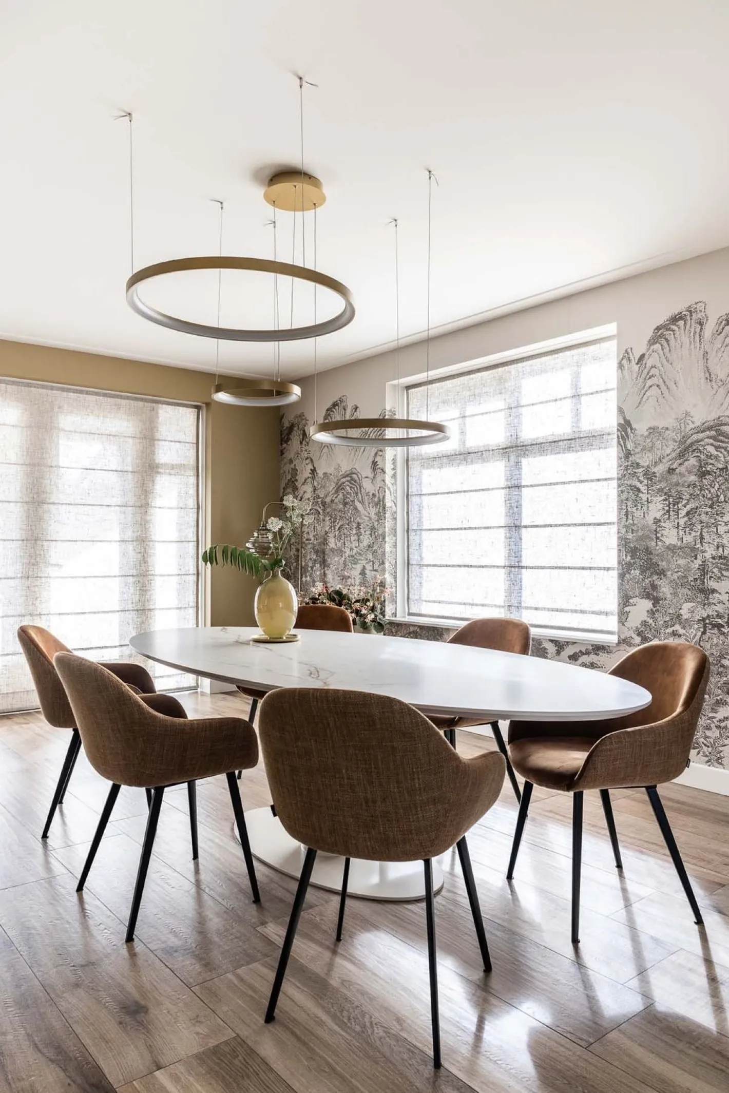 Discount Metaform Orfis Eettafel Bruin
