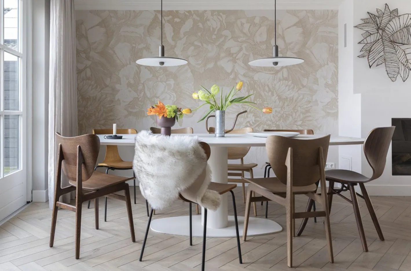 Clearance Metaform Orfis Eettafel Bruin
