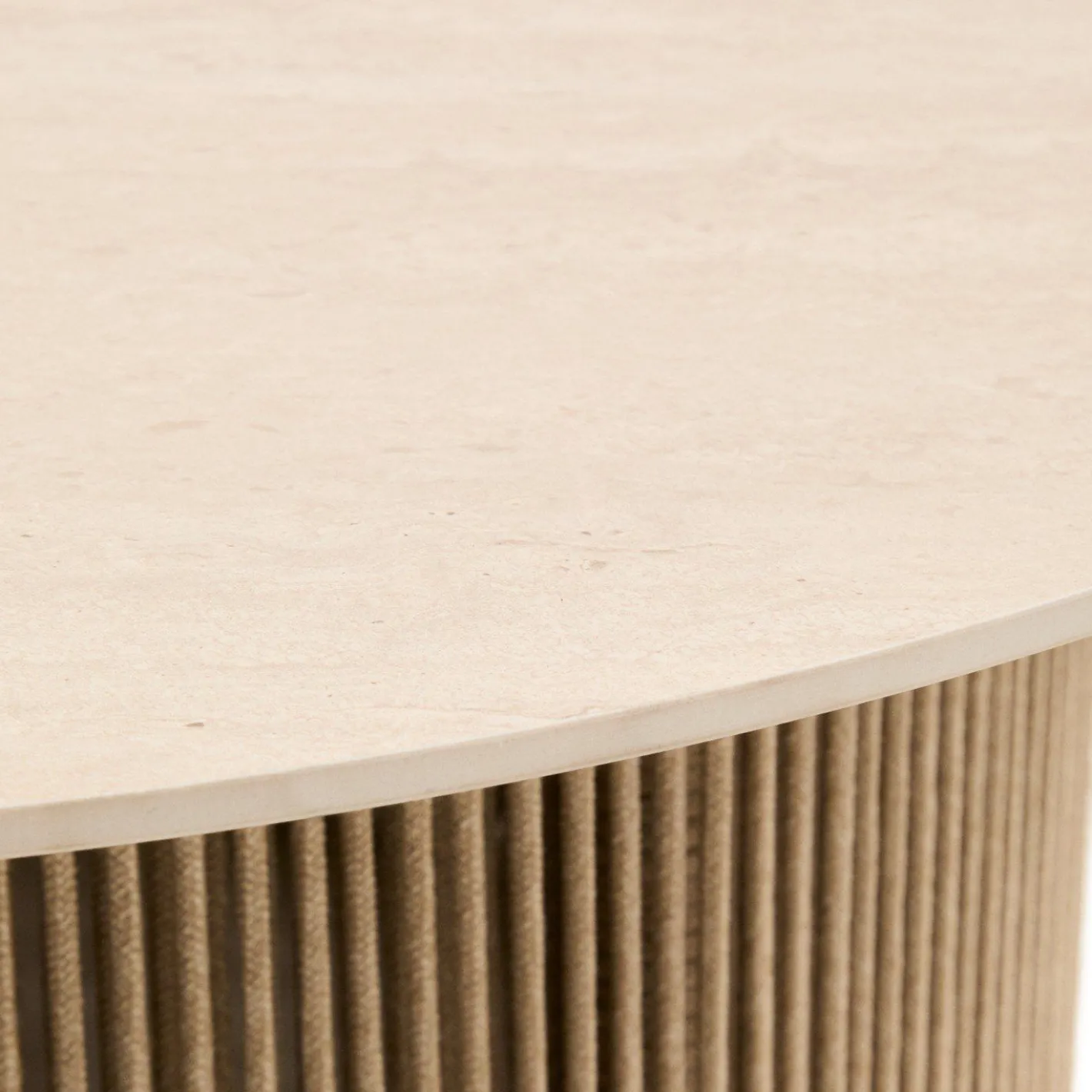 Sale Kave Home Orosei Outdoor Salontafel Ecru, Beige, Naturel