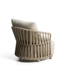 Kave Home Osani Outdoor Fauteuil Ecru, Taupe