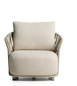 Kave Home Osani Outdoor Fauteuil Ecru, Taupe