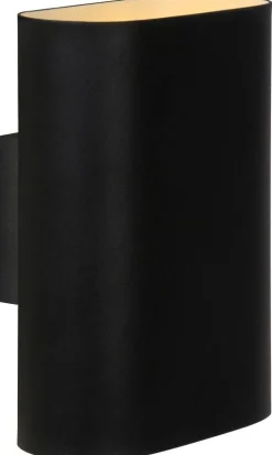 Outlet Lucide Ovalis Wandlamp Zwart