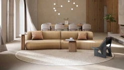 Brinker Carpets Pallio Ajour Black Vloerkleed Creme, Naturel