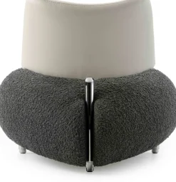New Leolux Pallone Pa Soft Fauteuil Beige, Thunder