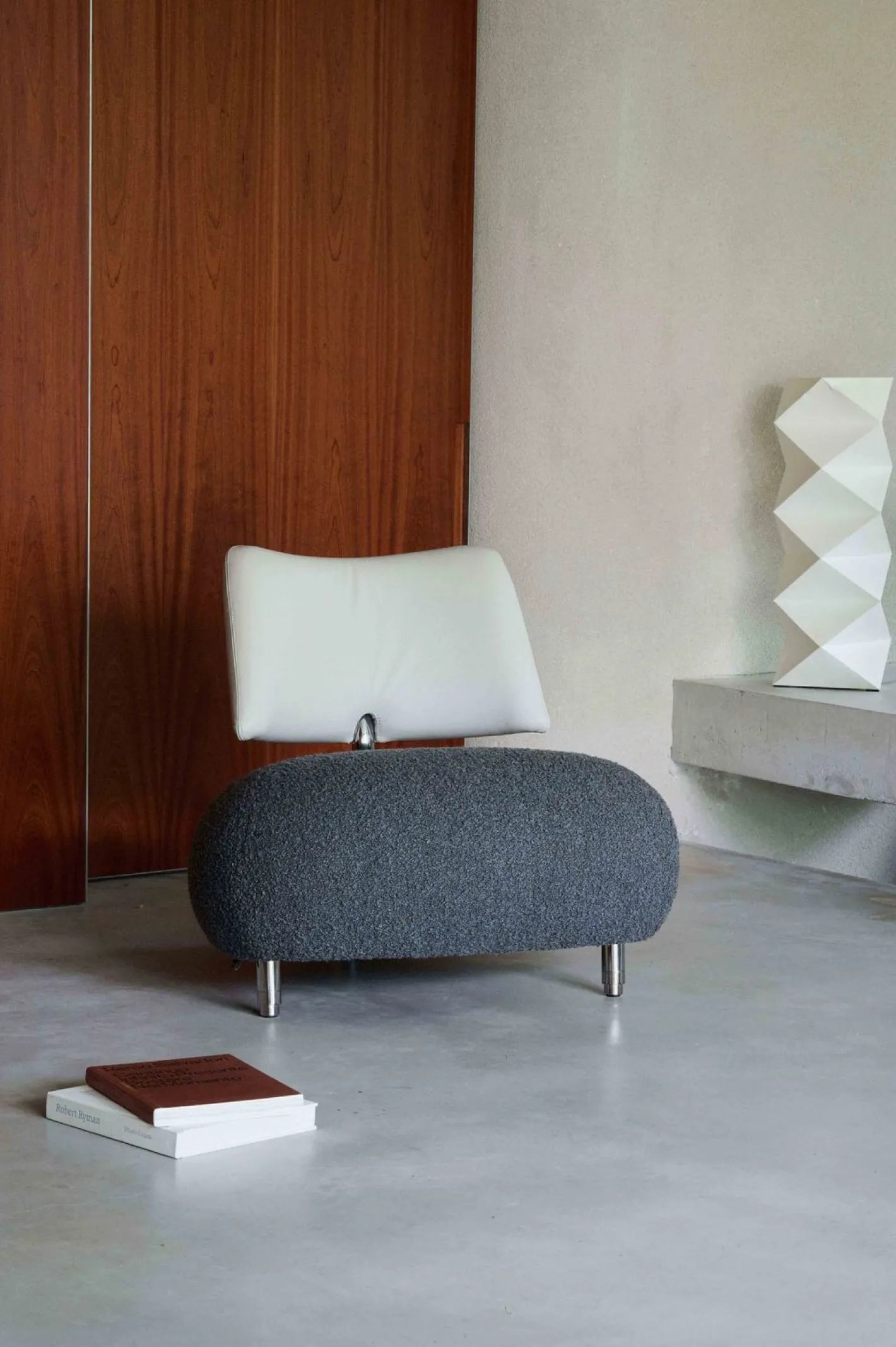 New Leolux Pallone Pa Soft Fauteuil Beige, Thunder