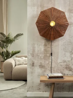 Outlet Good&Mojo Panama L Wandlamp Brown