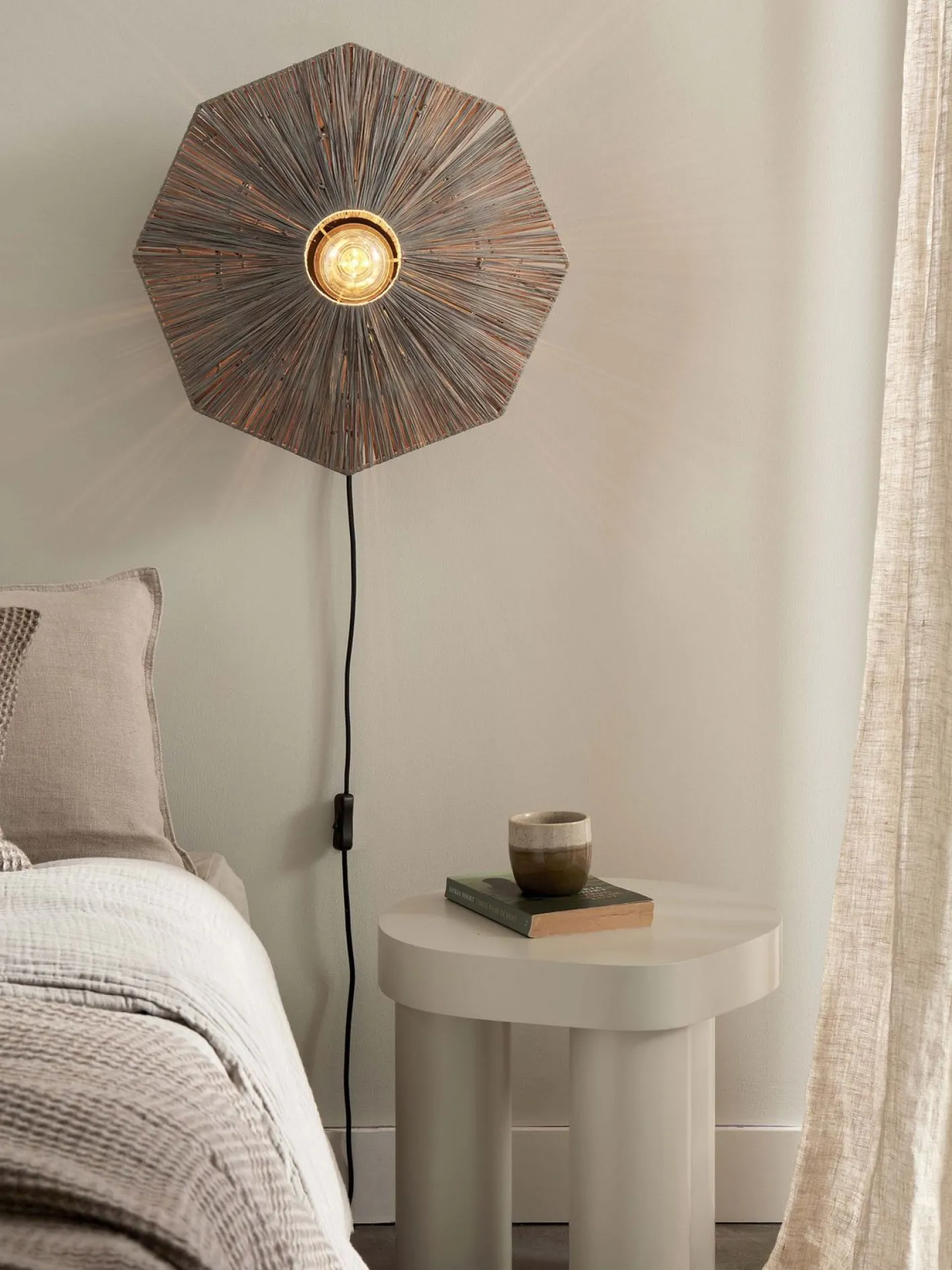 Online Good&Mojo Panama S Wandlamp Grey