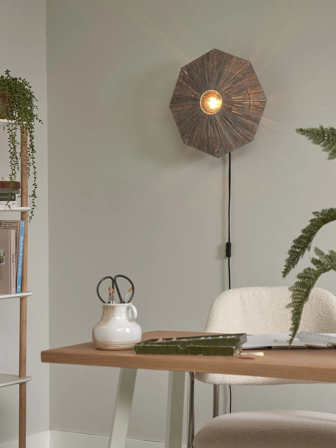 Online Good&Mojo Panama S Wandlamp Grey