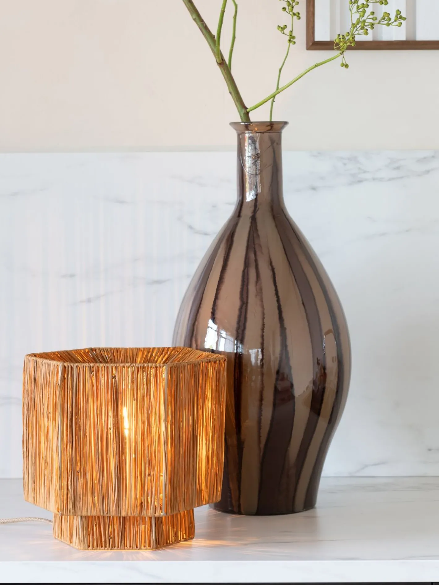 Online Good&Mojo Panama Tafellamp Brown