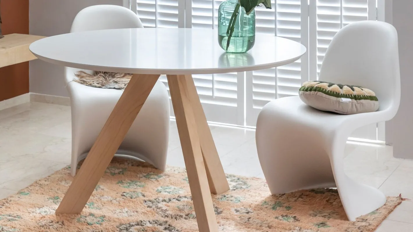 Best Vitra Panton Eetkamerstoel Wit