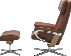 Discount Stressless Paul Relaxfauteuil + Hocker Chocolate