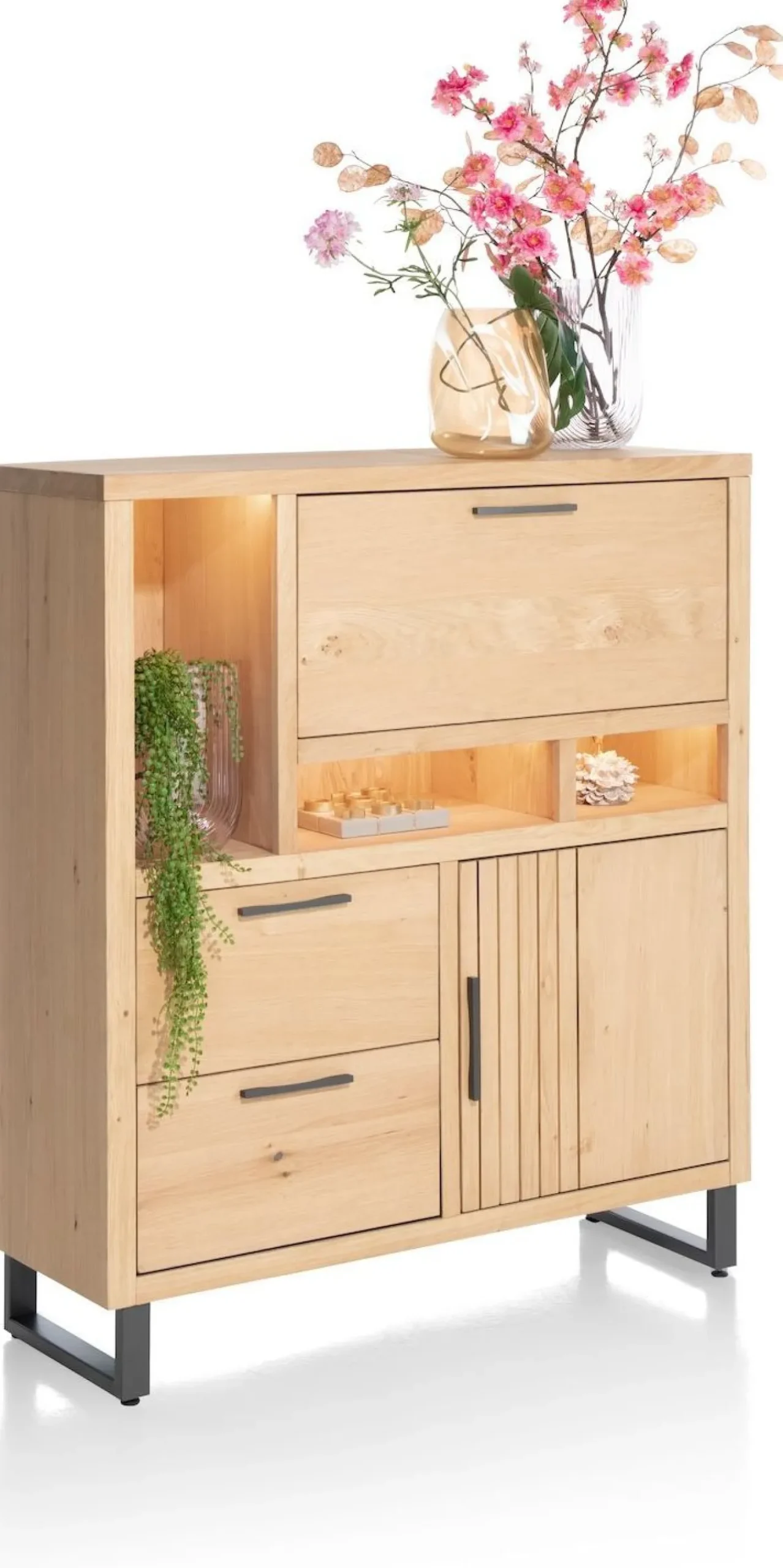 Clearance Henders en Hazel Pavie Highboard Natural